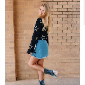 Chaser embellished star blouse